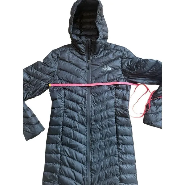 THE NORTH FACE Trevail Women'S Black 800 Down Puffer Jacket Quilted Small - Image 5