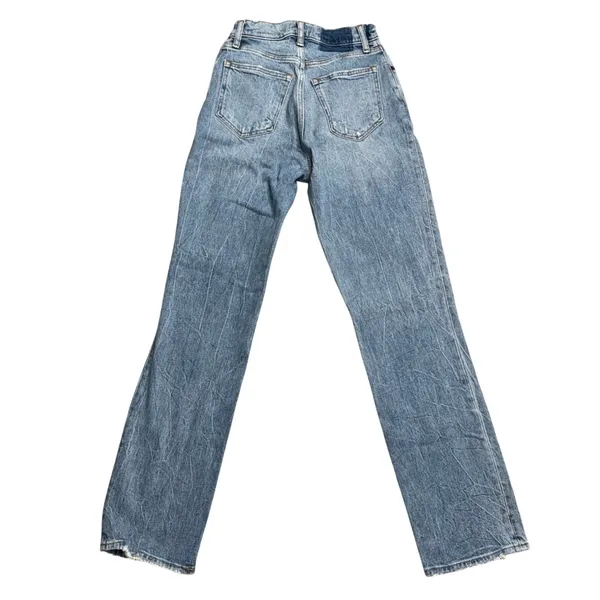 Abercrombie‎ & Fitch 90s Straight Jeans Womens 25/0R Blue Excellent Curve Love - Image 3