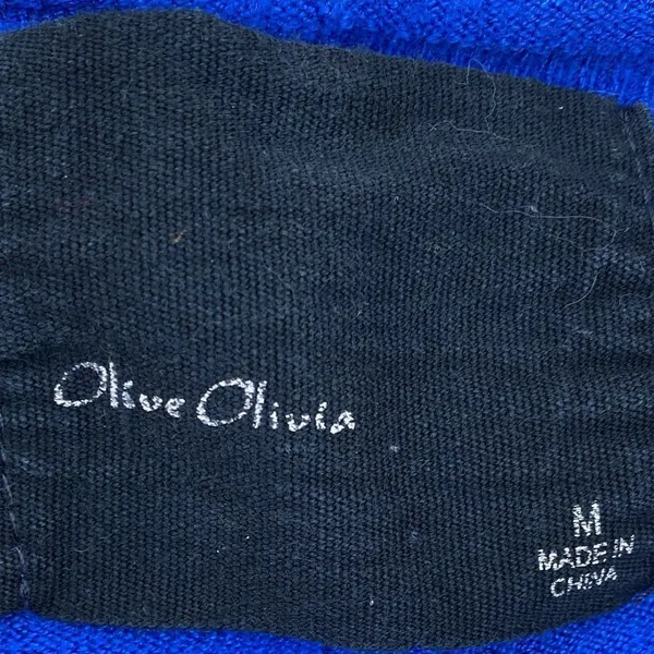 Olive Olivia Blue Shirt‎ Size M - Image 8