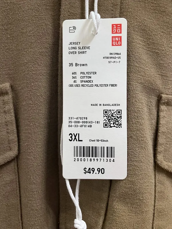 Uniqlo Utility Jacket Tan - Image 2