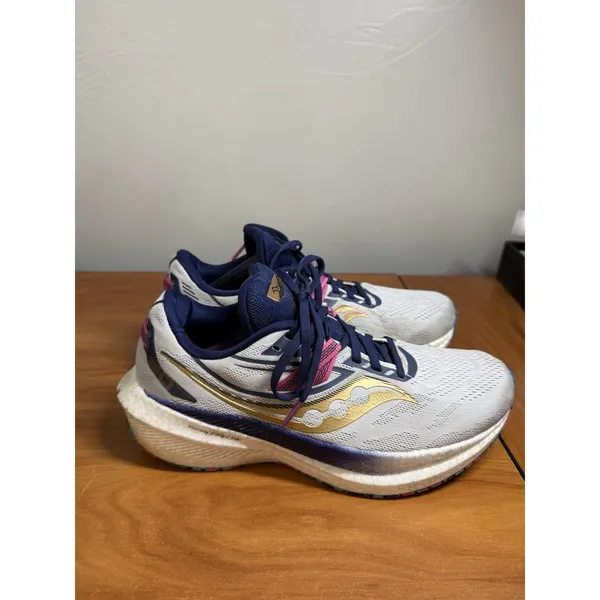 Saucony Women's Prospect Glass Triumph 20 Lace Up Sneaker Running Shoes Size 9 - Image 4