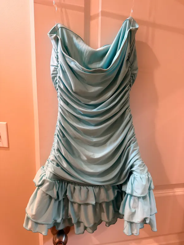 Windsor Mini Dress Blue - Image 2