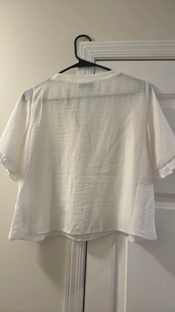 Topshop White Blouse - Image 4