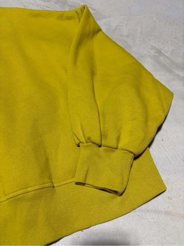 Judith March yellow green sweatshirt star XL - Image 12