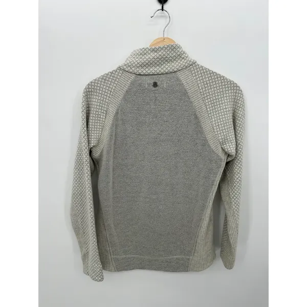 Prana Womens Gray Wool Blend‎ Pullover Sweater Sz S Outdoors Hiking Casual - Image 2