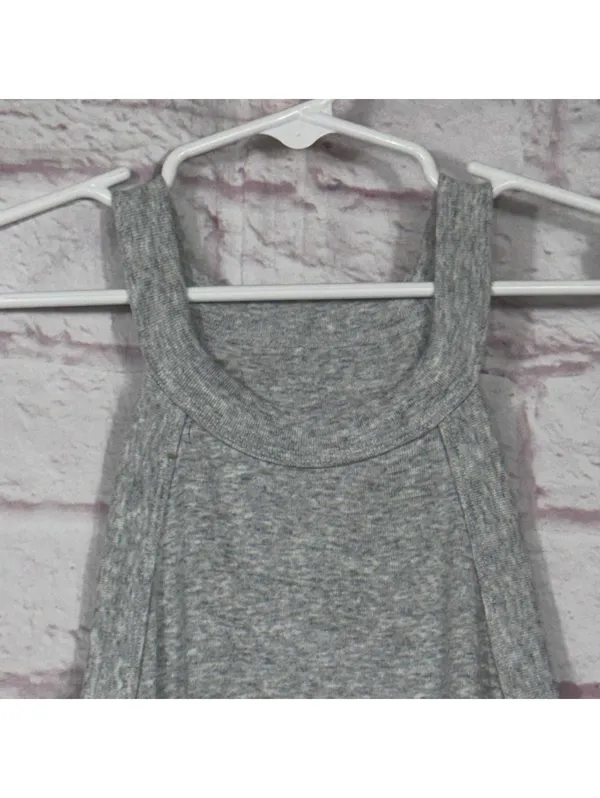 American Eagle Outfitters Medium Grey Sleeveless Dress - Image 4
