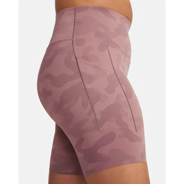 Nike Universa Women's High-Waisted 8" Camo Biker Shorts with Pockets XS - Image 4