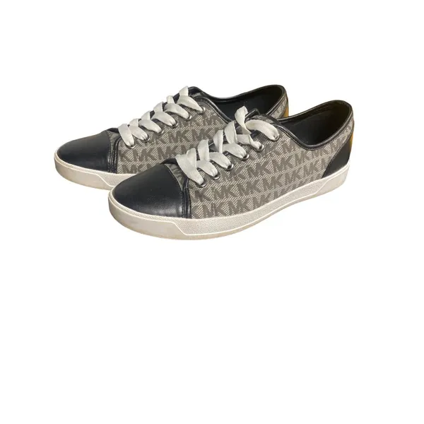 Michael Kors Women's Black/White Shoes/Sneakers/Low-Tops Size 8 SKU 1787 - Image 2