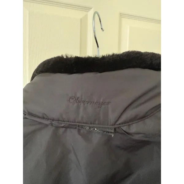 Obermeyer Ladies Thermolite Lauren with Fur Black Ski Jacket Coat size 6 - Image 4