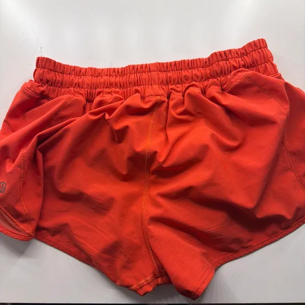 Red Lululemon Shorts 2.5" Hotty Hot Low-Rise - Image 2