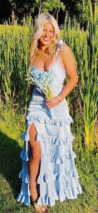 blue prom dress Size 2 - Image 5