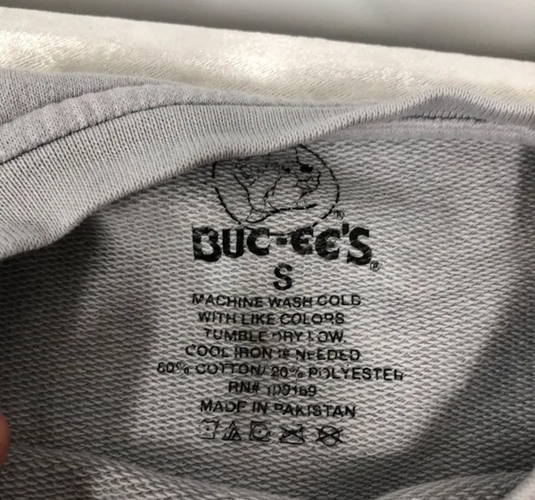 Buc-ee’s Striped crew neck sweater Sweatshirt Size small - Image 6