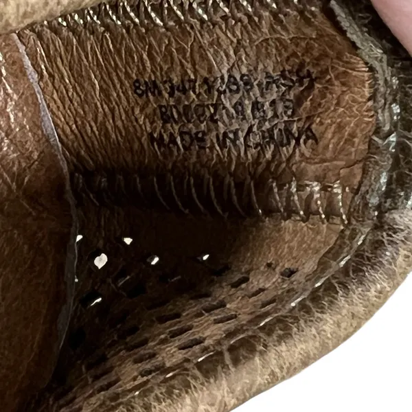 Frye Melanie Tan Perforated Leather Slip On Sneakers Shoes‎ Womens 8M 71288 - Image 8