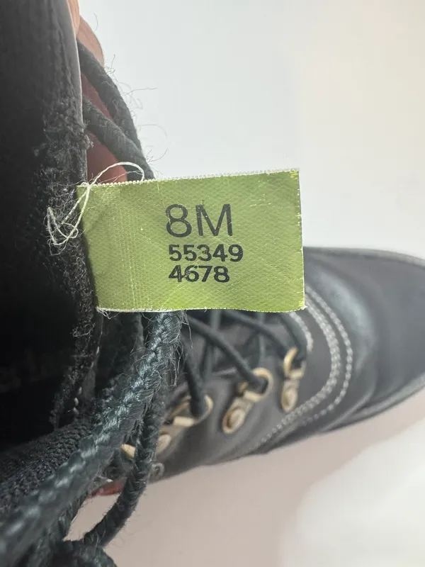 Timberland Tri-Color Nubuck Leather Boots Size 8M - Image 9