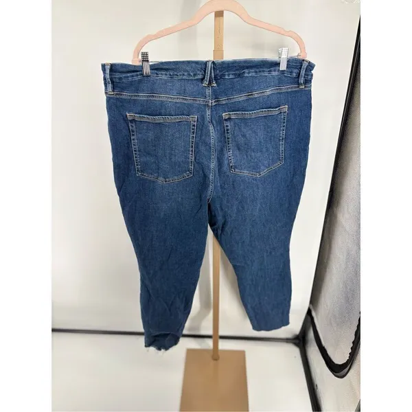 Good American Good Legs Crop Jeans Womens Size 24 Ankle Denim - Image 8