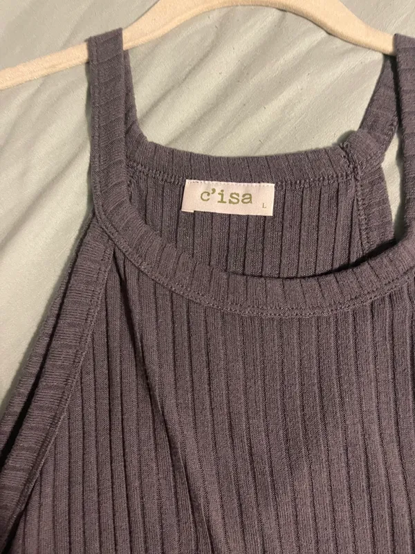 Lizard Thicket Gray Halter Tank - Image 2