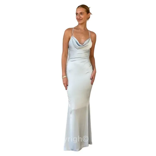 Katie May Ryder Gown in Celestial Blue Small New Womens Maxi Dress - Image 10