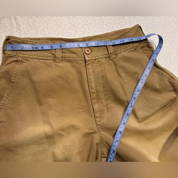 Free People Tan Carpenter Pants US 8 100% Cotton NWOT - Image 12
