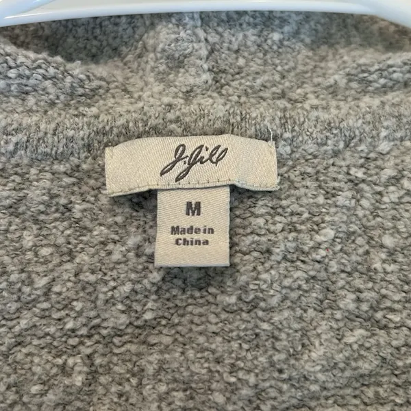 J.Jill long grey sweater/coat size medium Gray - Image 6