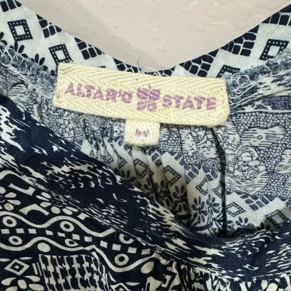 Altar'd State Size Medium Printed Dress with Pockets - Image 2