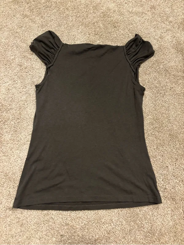 Ann Taylor Brown Off-Shoulder Tank Top - Image 3
