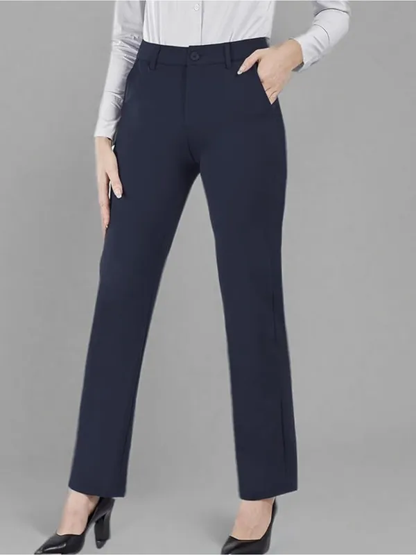 Bamans Dress Work Business Pants Tummy Control Office Straight Leg. Size S - Image 2