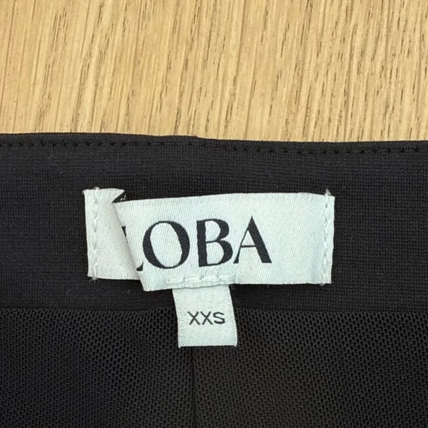 LOBA Chleo Hot Shorts with Belt Size XXS in Black - Image 3