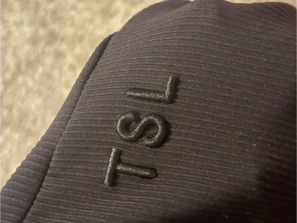 (TSL) Black Ribbed Cropped Long Sleeve Workout Jacket: Size XL - See Measurement - Image 7