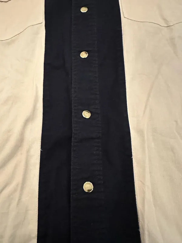 Vintage Wrangler Western Shirts Mens Large Pearl Snap - Image 2
