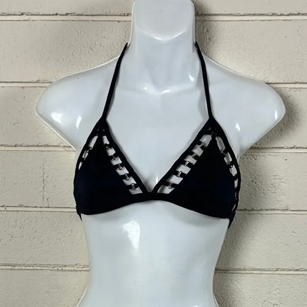 Victoria’s Secret Black Cut Out Bikini Top size S - Image 7