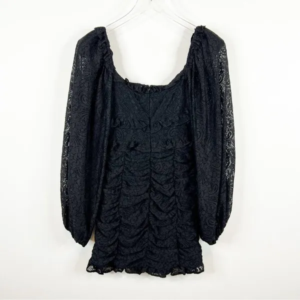 ASTR Black Lace Corset Mini‎ Dress Women's Size S Coquette Date Night - Image 4