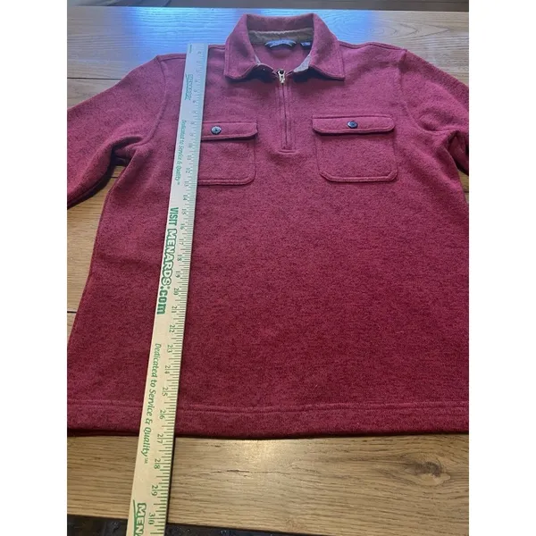 Lands' End Women's‎ Size Medium 1/4 Zip Sweater Classic Preppy Modern - Image 4