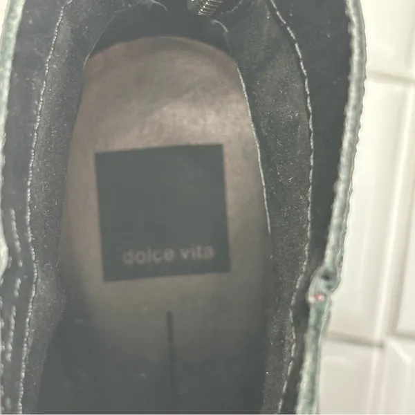 Dolce Vita Coltyn‎ Black Leather Rear Zip Bootie size 8 - Image 11
