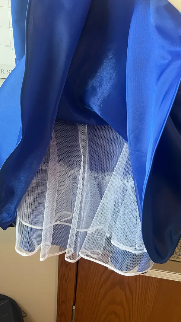 Rachel Allen Homecoming Dress Blue - Image 4