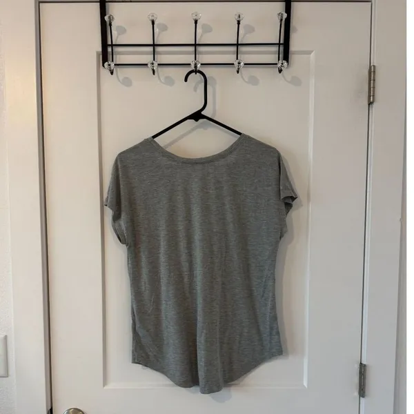Disney Boutique Grey Mesh Panel Mickey Mouse Short Sleeve T-Shirt - Image 2