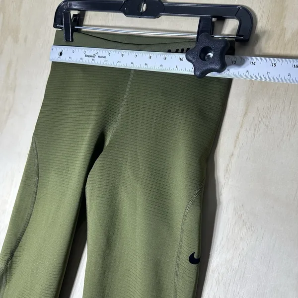 Nike Pro Dri-fit Tights Olive Green‎ Size Medium - Image 4