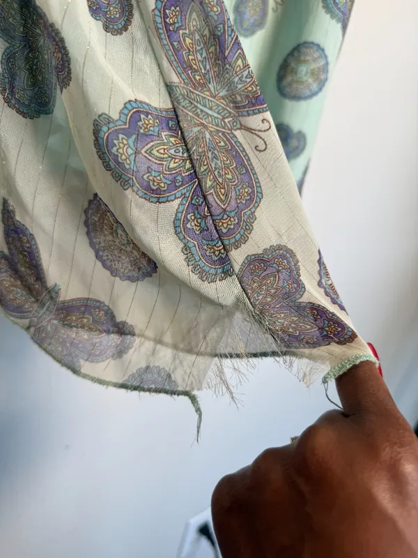 Vintage Y2K Sheer Butterfly Print Flowy Tank Top - Image 5