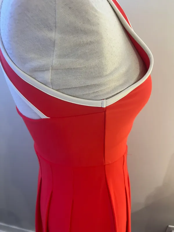 Red Pickle ball Tennis Dress - Image 4