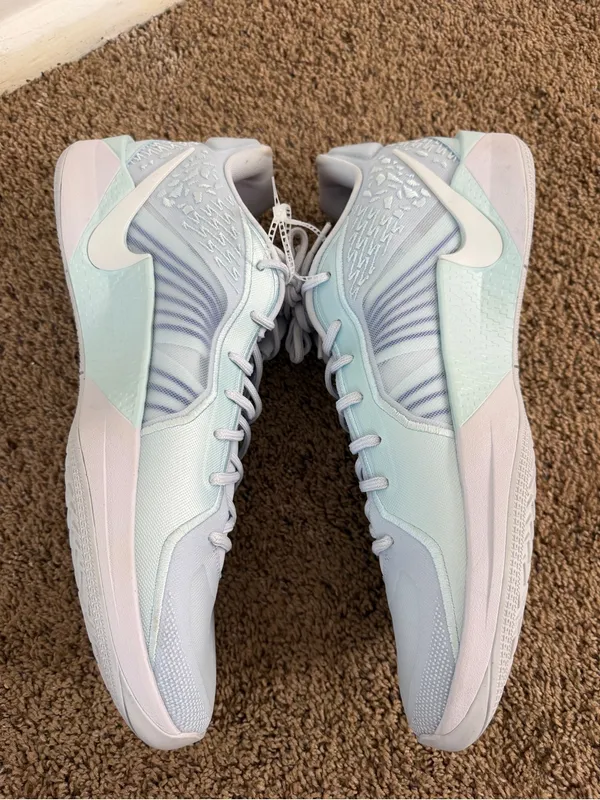 Nike Sabrina 2 Basketball Shoes Light Blue White 18.5 Women’s Sneakers New - Image 10
