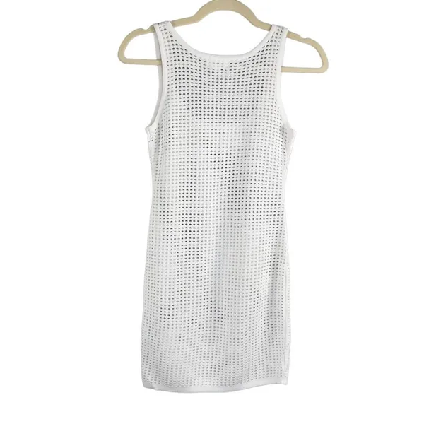 SUPERDOWN Open Knit Dress-Coverup Sz S Fairy Preppy Coastal Pool Feminine Resort - Image 7