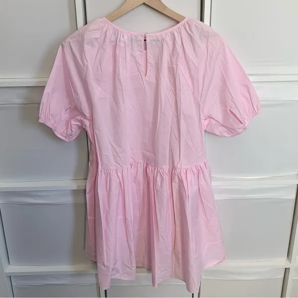 Hill House Francesca Puff Sleeve Top in Pink - Image 6