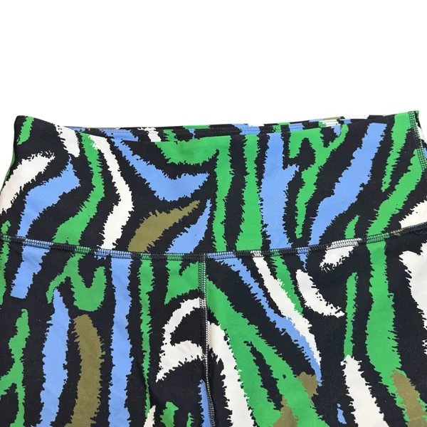 Diane Von Furstenberg X Target Womens Bike Shorts Disco Zebra Green Multi Medium - Image 2