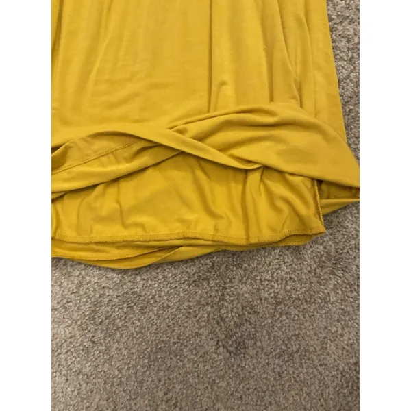 NWT Jluxlabel Yellow Mustard Devyn Wide-Leg Viscose Pants, M - Image 10