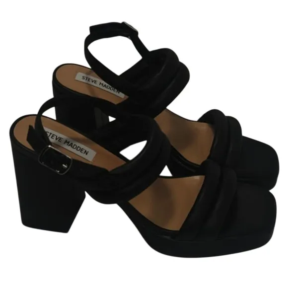 Black Steve Madden Heeled sandals sz 8.5 - Image 3