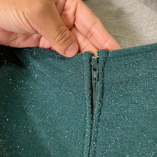 Unique Vintage XL Emerald Glitter Dress Vintage Inspired‎ Fit Flare Pin Up New - Image 3