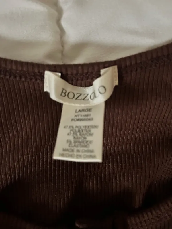 Brown Bozzolo Crop Top - Image 2