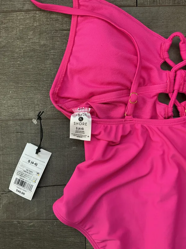 Pink Shade & Shore One-Piece Swimsuit - Image 3