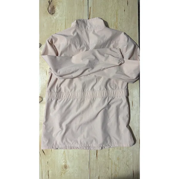 Hang Ten Womens Full‎ Zip Lightweight Windbreaker Jacket Pink Small Mock Neck - Image 5