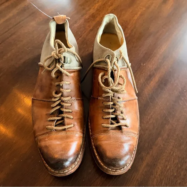 Vintage Timberland Boot Company Brown Lace Up Shoes 👞 Size 7 - Image 9