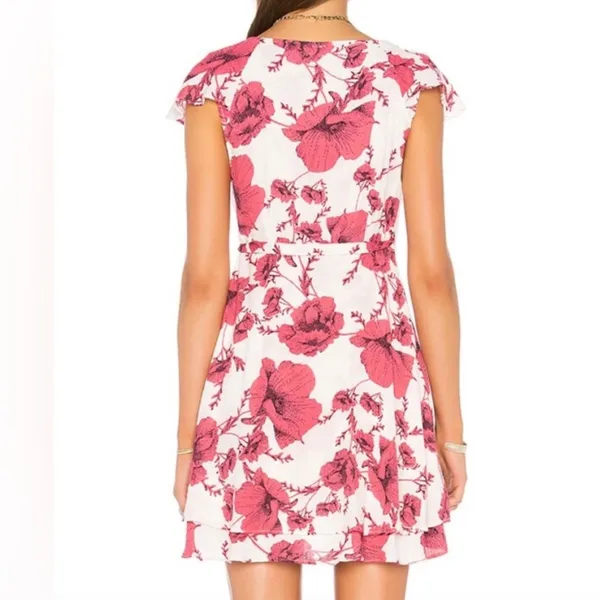 Free People French Quarter Floral Wrap Mini Dress - Image 10